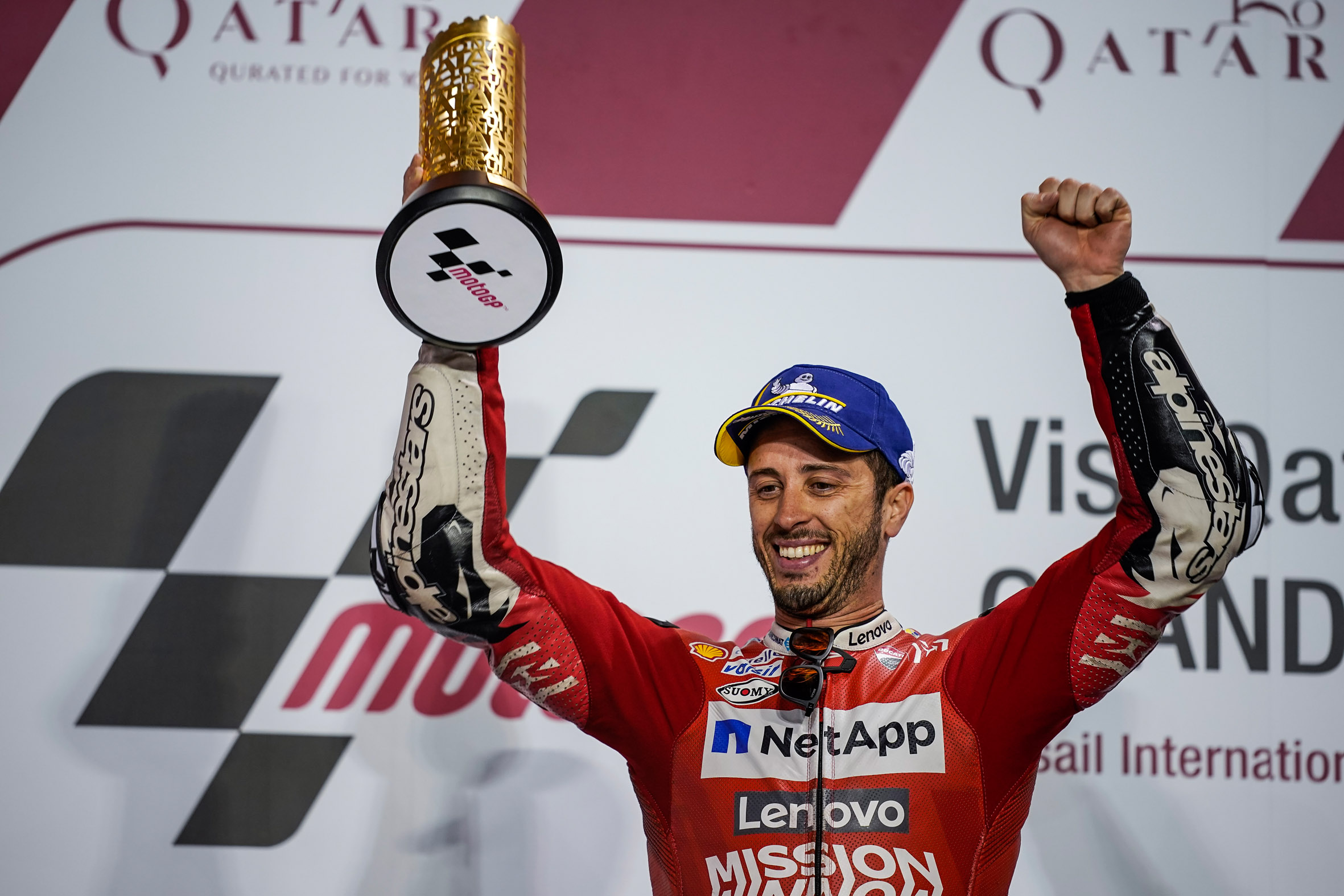 Confusión tras el GP de Qatar: La victoria de Andrea Dovizioso en cuarentena